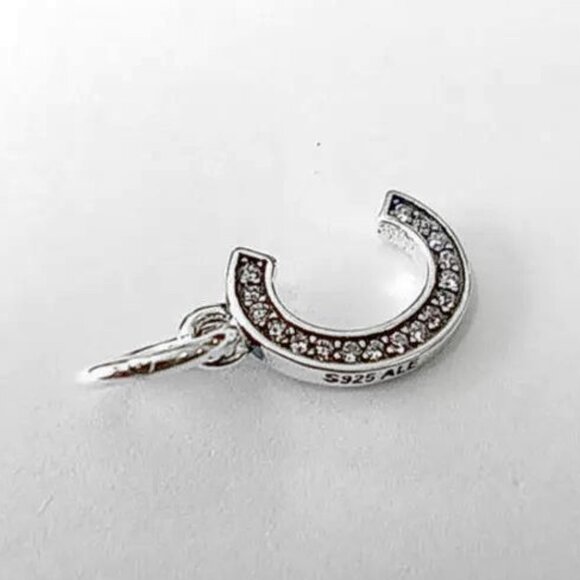 CLEARANCE!!   Pandora Initial C Dangling Charm - Picture 2 of 3